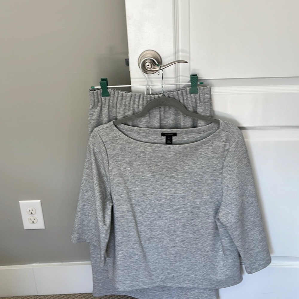 Two piece matching top and skirt